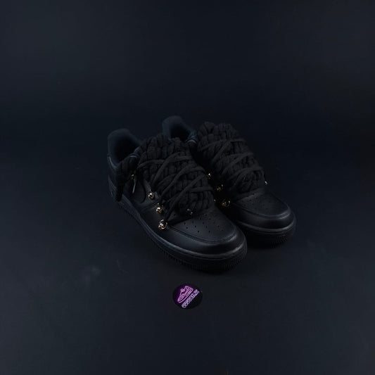 Black Rope Laces AF1 x Shade Charcoal