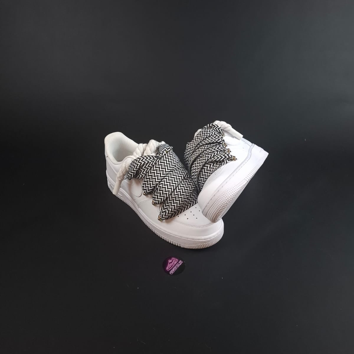 White Rope Laces AF1 x Mono Pulse Bands