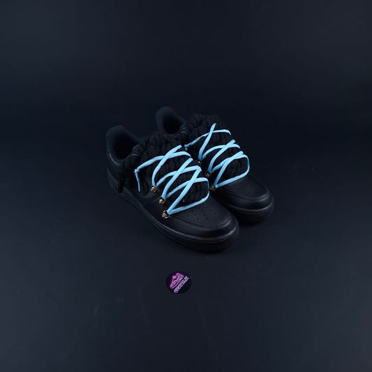 Black Rope Laces AF1 x Shade Glacier