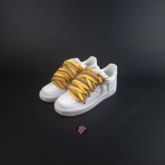 White Rope Laces AF1 x Jungle Drift Bands