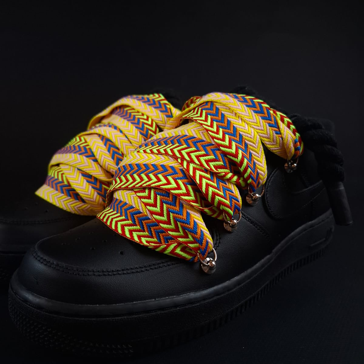 Black Rope Laces AF1 x Jungle Drift Bands