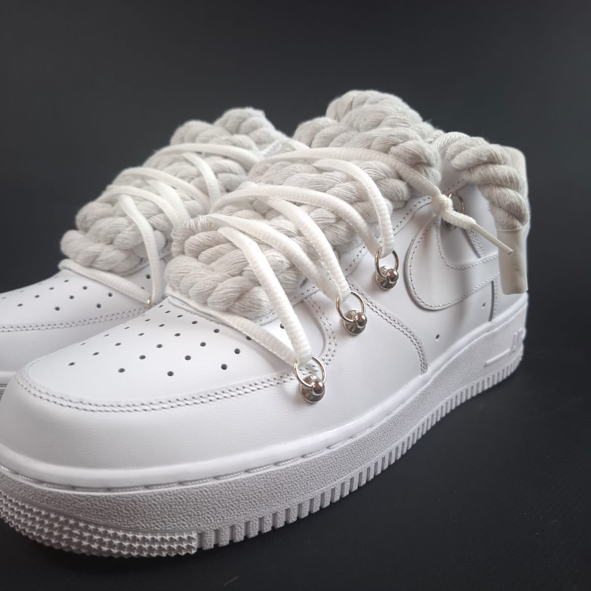White Rope Laces AF1 x Shade Ghost