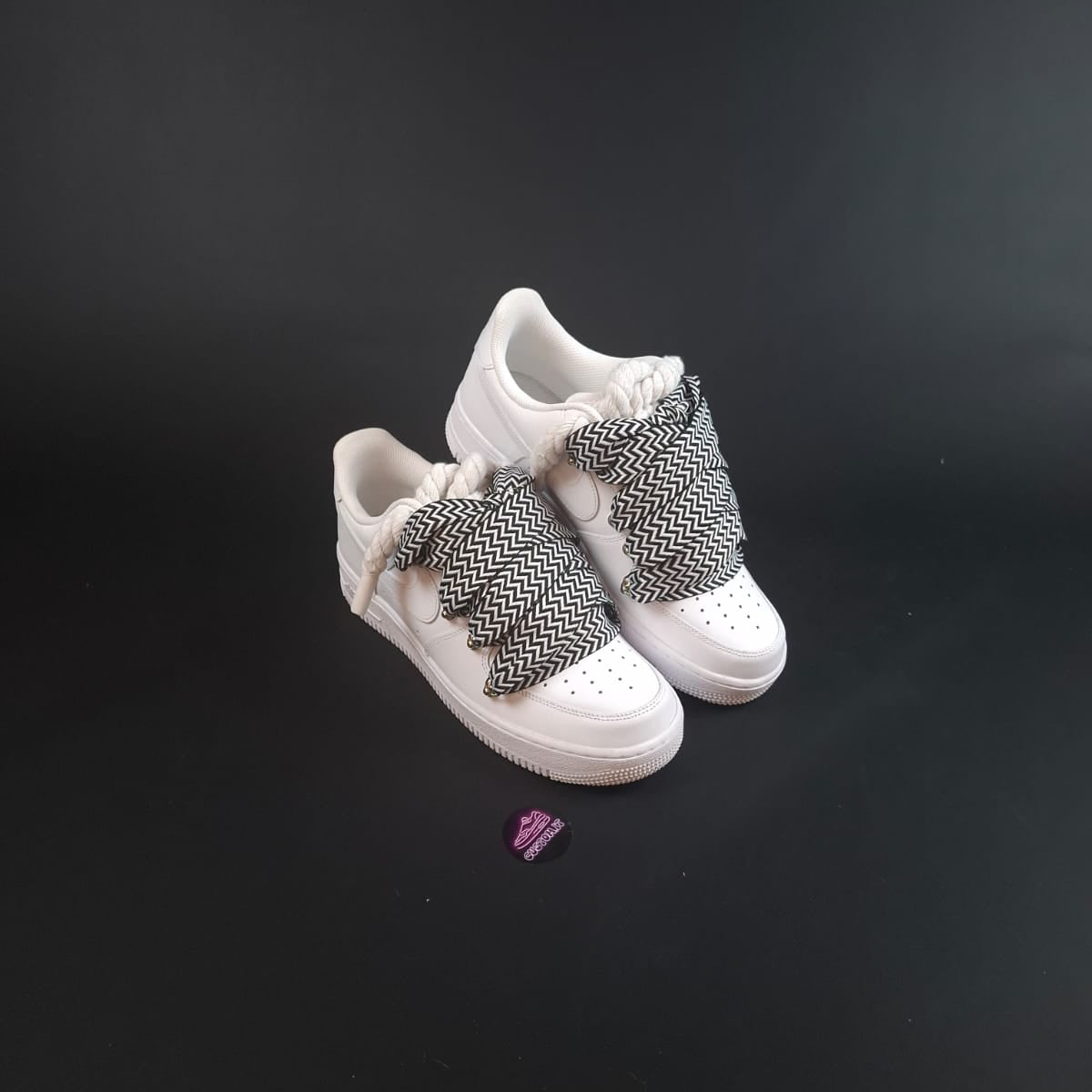 White Rope Laces AF1 x Mono Pulse Bands