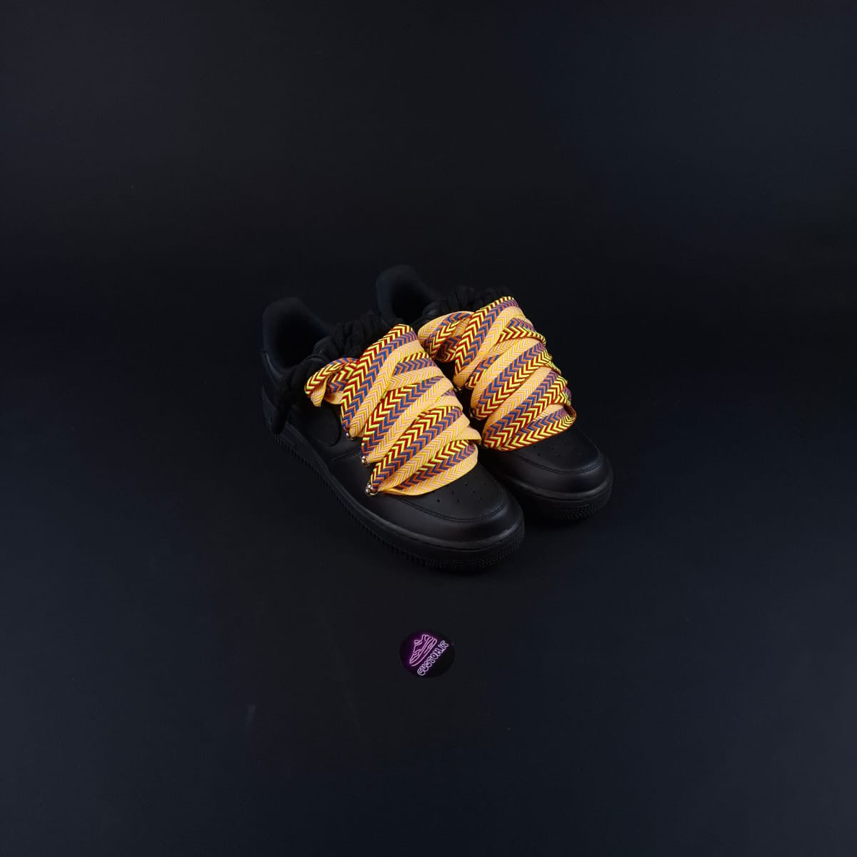 Black Rope Laces AF1 x Jungle Drift Bands