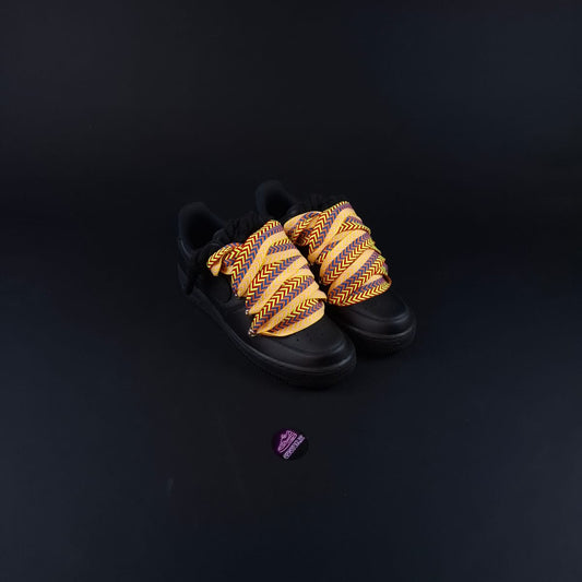 Black Rope Laces AF1 x Jungle Drift Bands