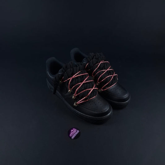 Black Rope Laces AF1 x Spark Ember