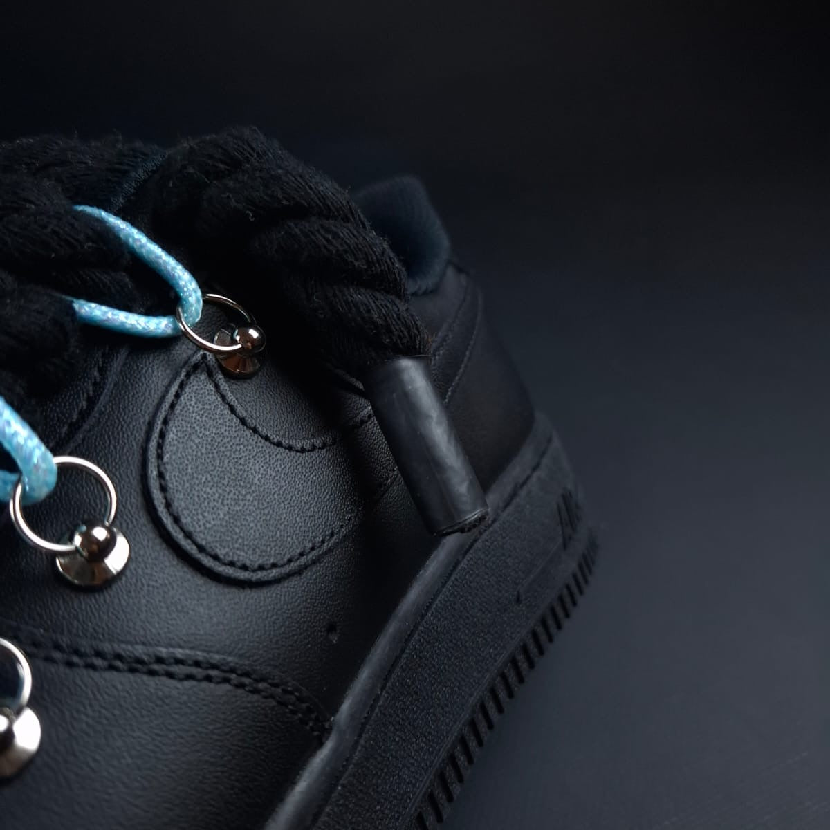 Black Rope Laces AF1 x Spark Frost