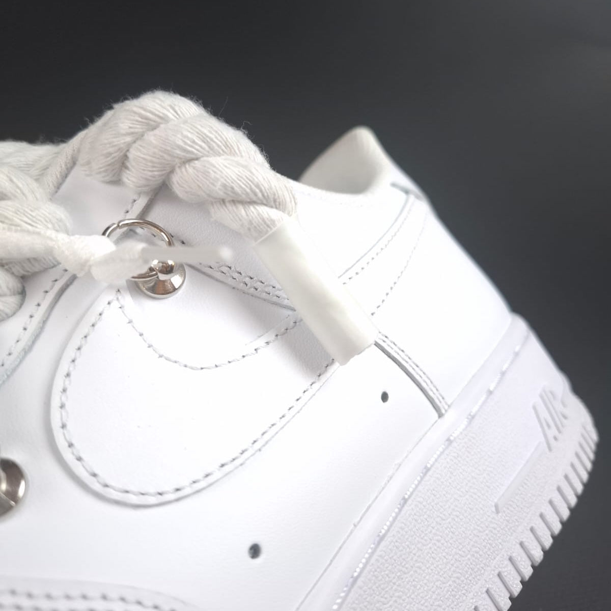 White Rope Laces AF1 x Shade Ghost