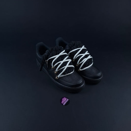 Black Rope Laces AF1 x Shade Smoke
