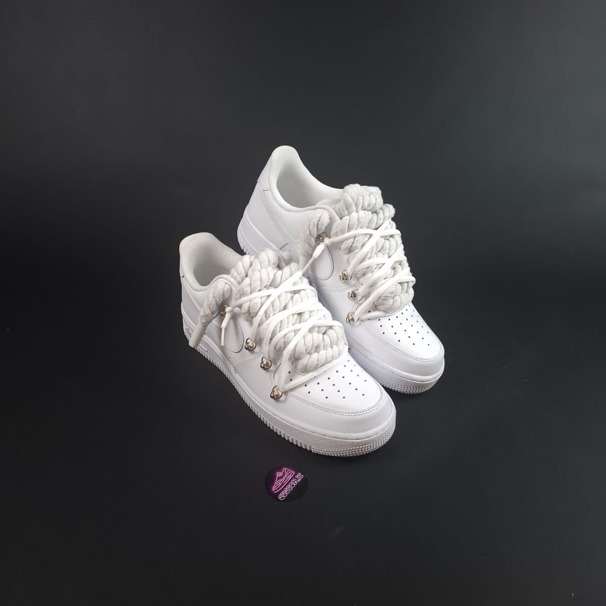 White Rope Laces AF1 x Shade Ghost