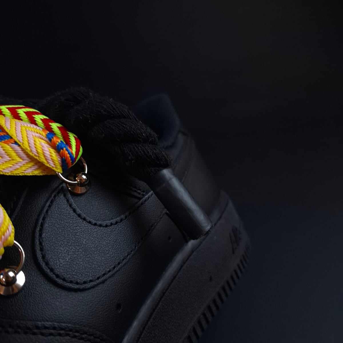 Black Rope Laces AF1 x Jungle Drift Bands