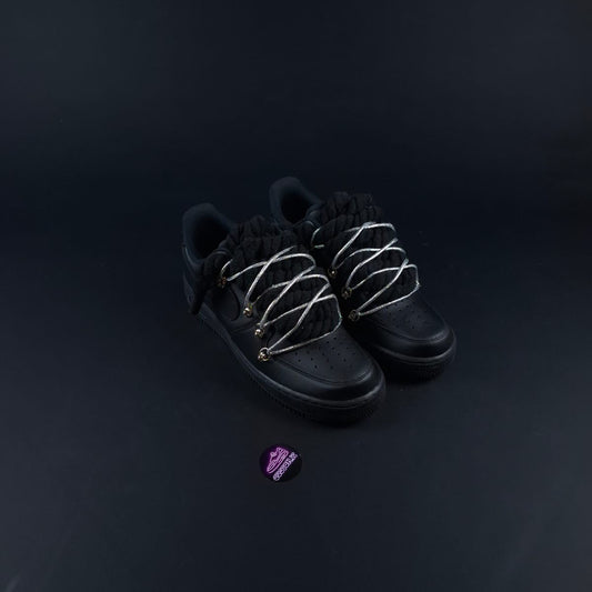 Black Rope Laces AF1 x Spark Chrome