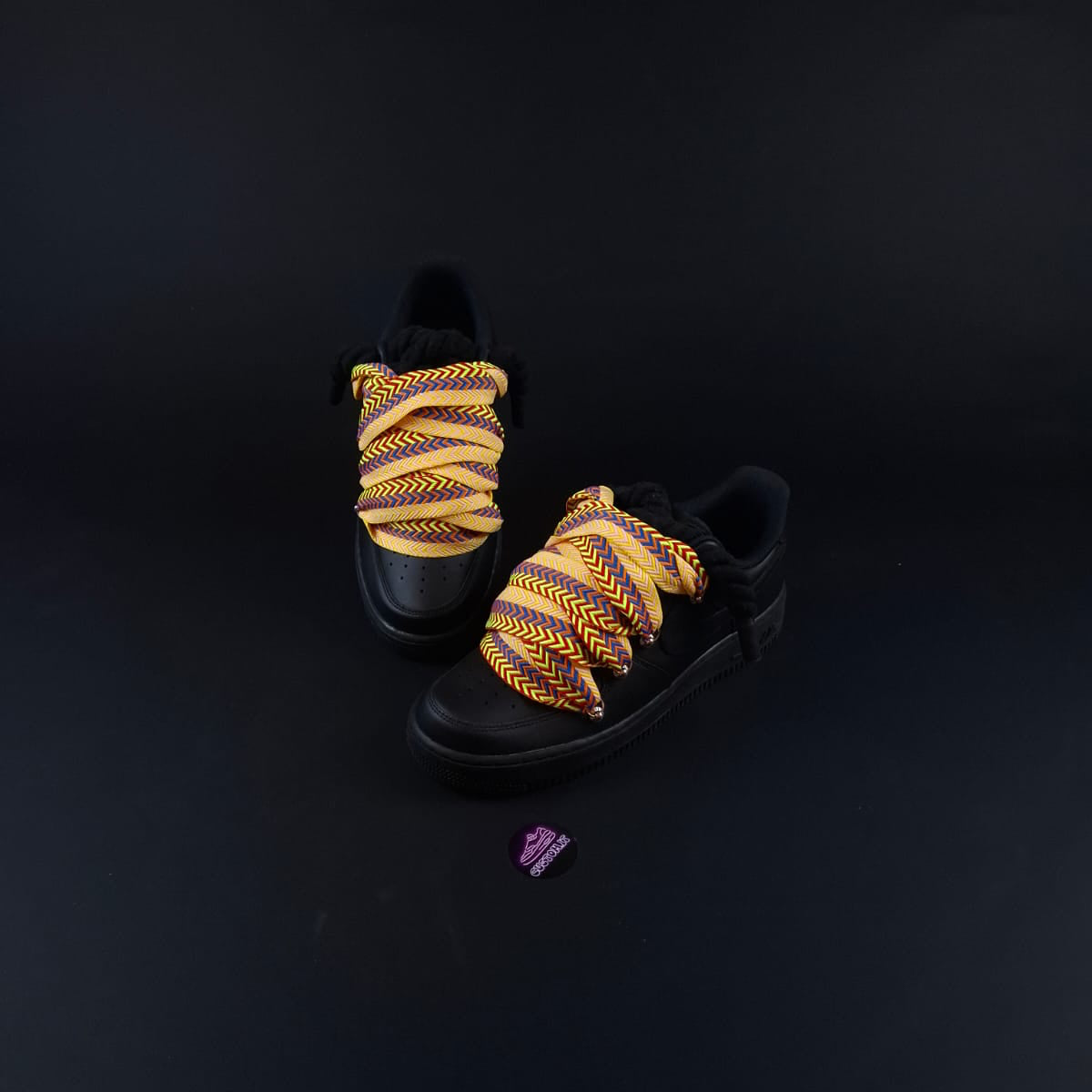 Black Rope Laces AF1 x Jungle Drift Bands