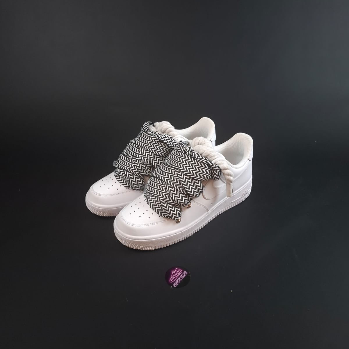 White Rope Laces AF1 x Mono Pulse Bands