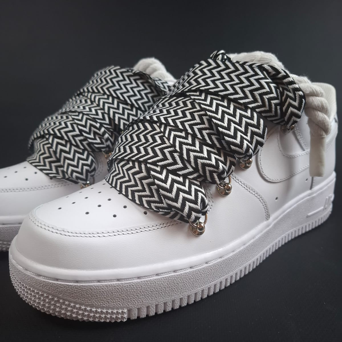 White Rope Laces AF1 x Mono Pulse Bands