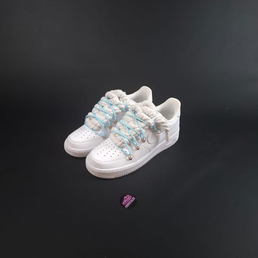 White Rope Laces AF1 x Spark Frost